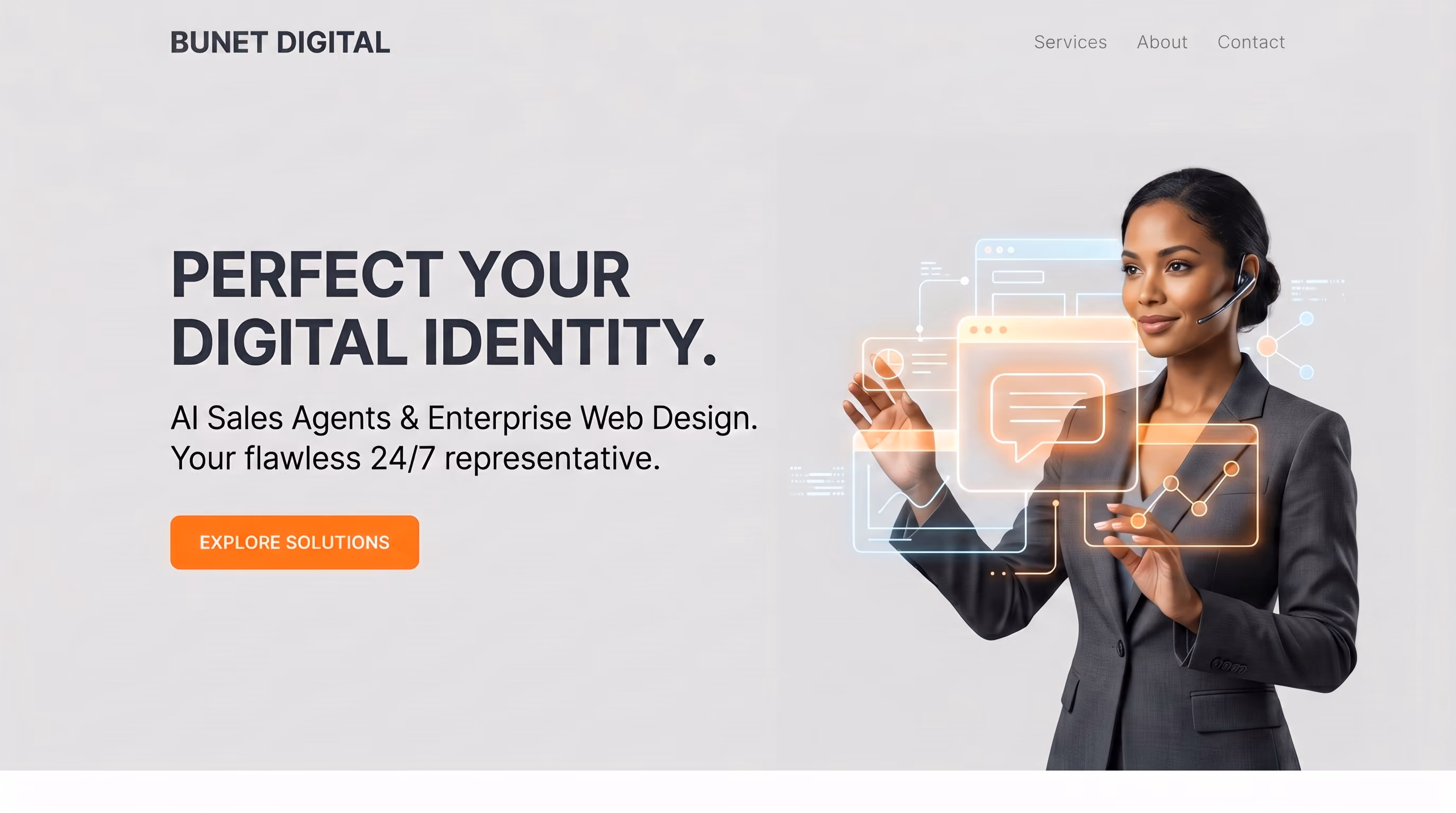 AI Sales Agent representative operating 24/7