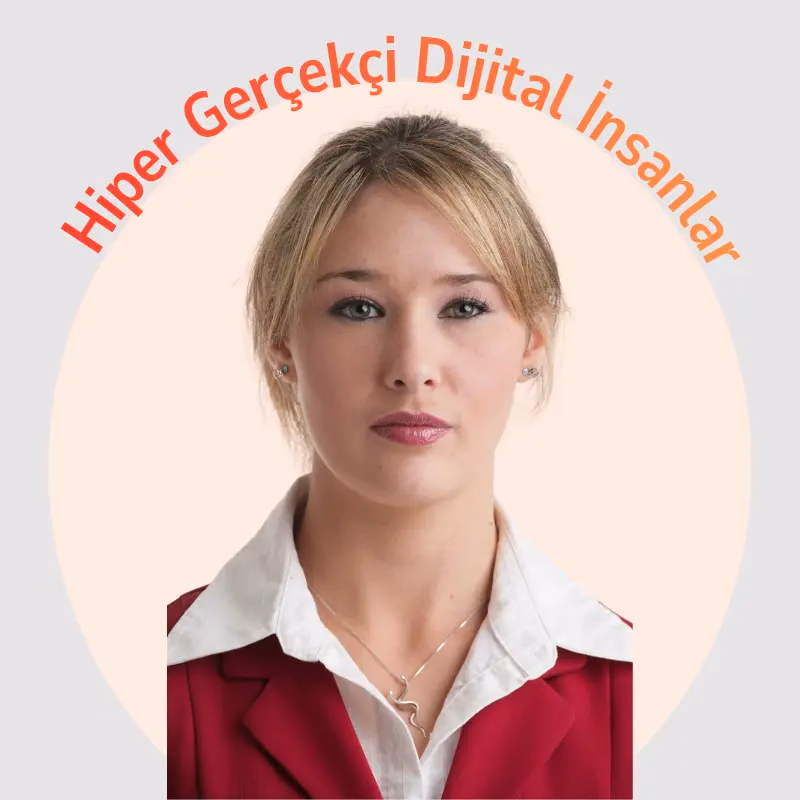Hiper gerçekçi AI Avatar Tezgahtar dijital temsilci